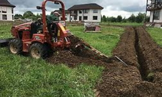 Копка траншей для водопровода в Новокузнецке: цена за метр от 930 руб.